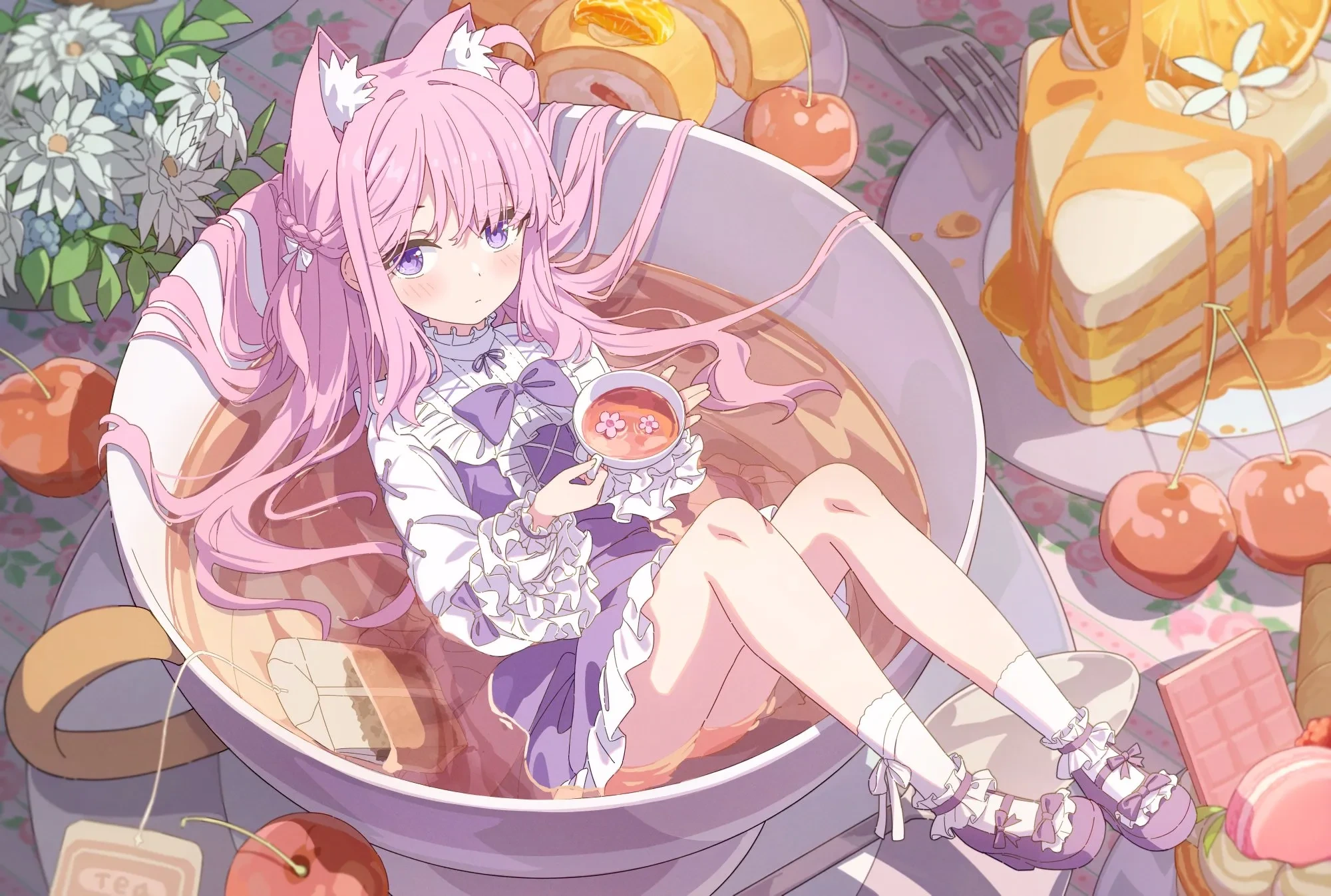Mobile background image of the blog